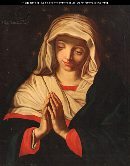 The Madonna at prayer - (after) Giovanni Battista Salvi, Il Sassoferato
