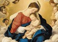 The Madonna and Child in Glory - (after) Giovanni Battista Salvi, Il Sassoferato