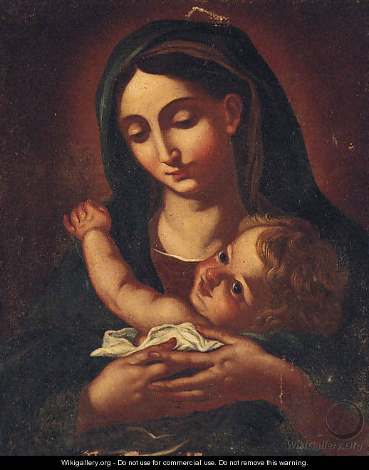 The Madonna and Child - (after) Giovanni Battista Beinaschi