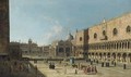 Venice, the Piazza San Marco from the Piazzetta - (after) (Giovanni Antonio Canal) Canaletto