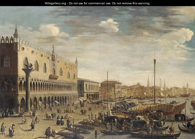 The Riva degli Schiavoni, Venice, looking East - (after) (Giovanni Antonio Canal) Canaletto