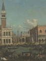 The Molo, Venice, with the Doge's Palace and the Piazzetta from the Bacino di San Marco - (after) (Giovanni Antonio Canal) Canaletto