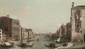The Grand Canal, Venice, looking East from the Campo di San Vio - (after) (Giovanni Antonio Canal) Canaletto