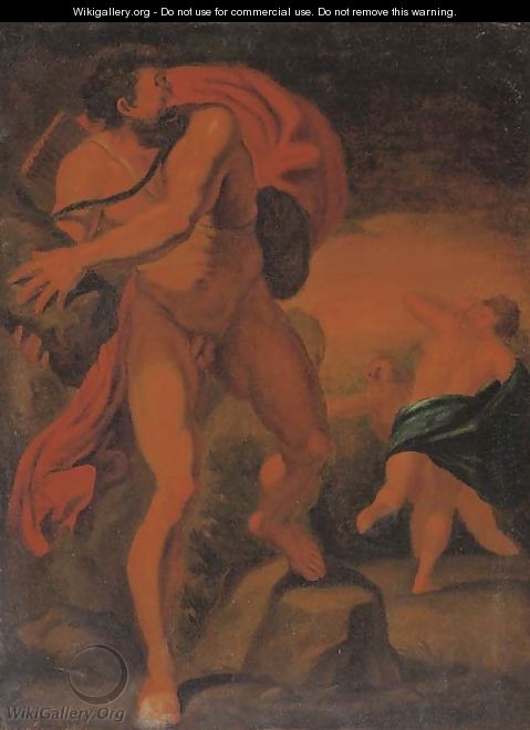 Polyphemus with Galatea and Acis - (after) Giovanni Lanfranco