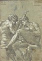 Apollo and Pan - (after) Francesco Primaticcio