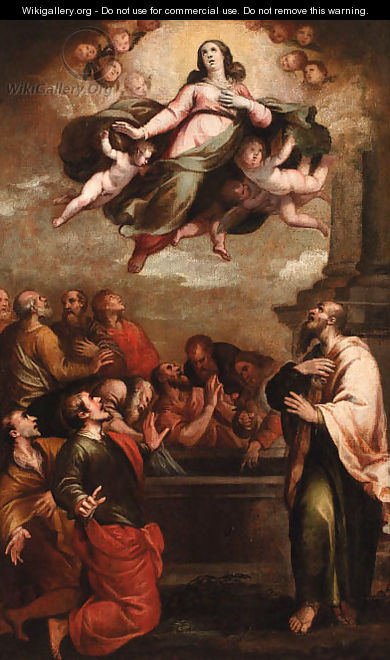 The Assumption of the Virgin - (after) Francesco Maffei