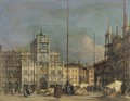 The Piazza San Marco, Venice, looking north towards the Torre dell'Orologio - (after) Francesco Guardi