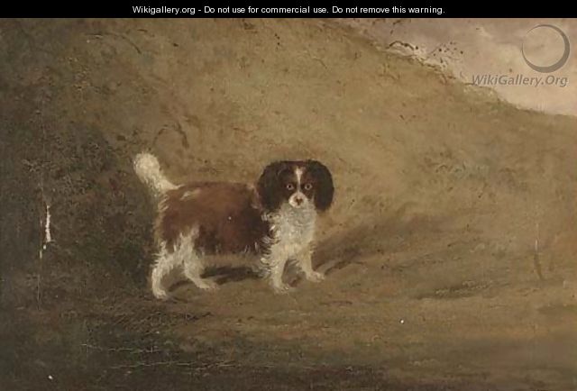 A spaniel in a landscape - (after) Francis Sartorius