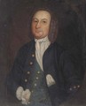 Portrait of a gentleman, small half-length, in a feigned oval - (after) Francis Alleyne