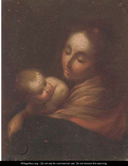 The Madonna and Child 2 - (after) Francesco Solimena