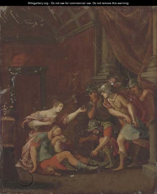 Samson and Delilah - (after) Frans II Francken