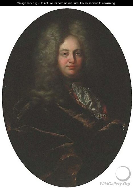 Portrait of a gentleman - (after) Jean Francois De Troy