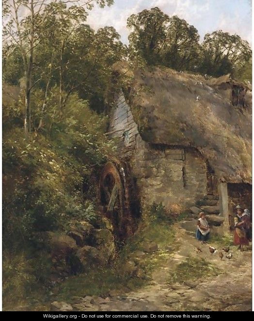 The old water-mill - (after) Frederick Richard Lee