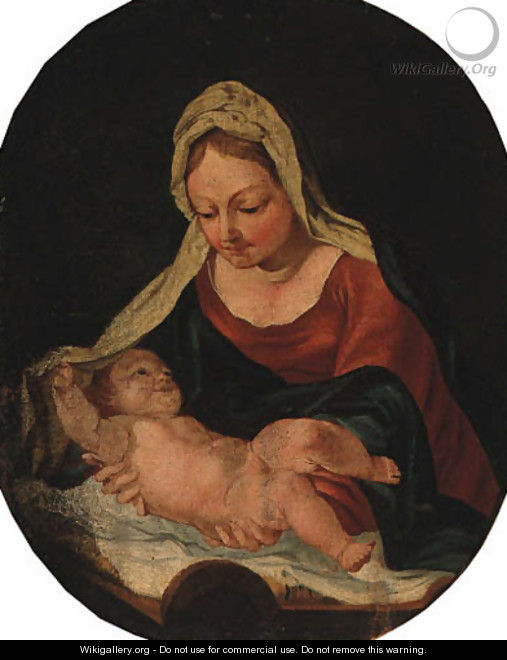The Madonna and Child 2 - (after) Daniele Crespi