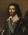 Portrait of George Villiers (1592-1628), 1st Duke of Buckingham - (after) Daniel Mytens