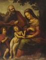 The Holy Family with the Infant Saint John the Baptist - (after) Cristofano Allori