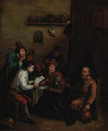 Peasants in an interior - (after) David The Younger Teniers
