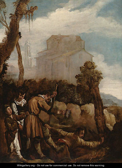 The Parable of the Blind leading the Blind - (after) Domenico Fetti