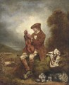 The young fiddler - (after) Sir David Wilkie
