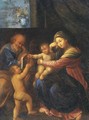 The Holy Family with the Infant Saint John the Baptist - (after) Domenichino (Domenico Zampieri)
