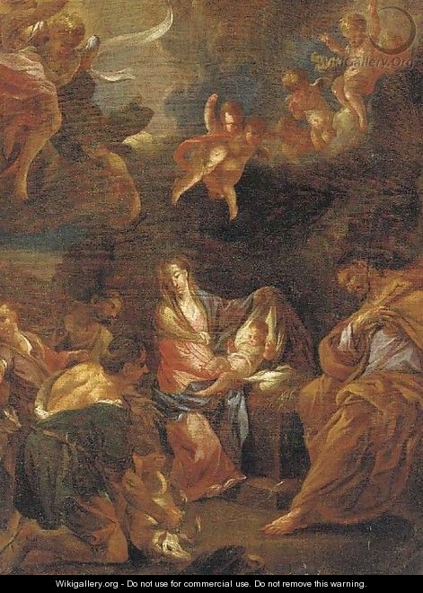 The Adoration of the Shepherds - (after) Bernardino Cavallino