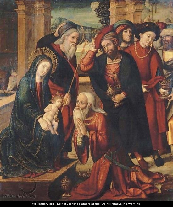 The Adoration of the Magi - (after) Bernard Van Orley
