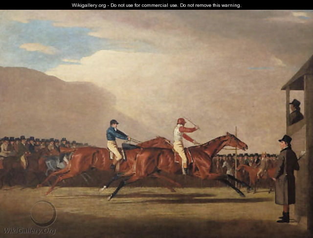 A match between Eagle and Bobtail, at Newmarket, 1804 - (after) Benjamin Marshall