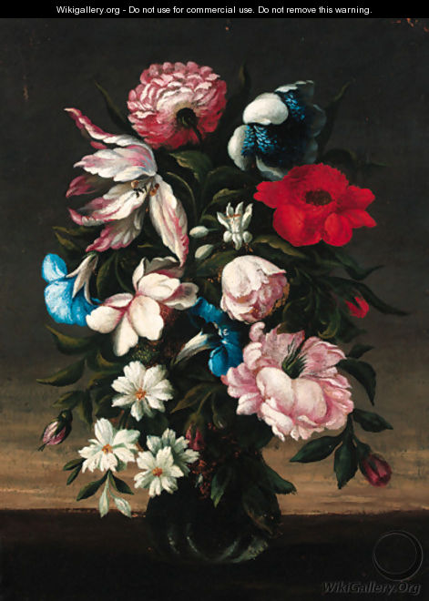 Flowers in an urn - (after) Bartolome Perez