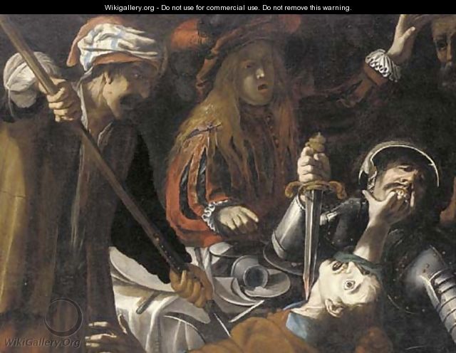 The Death of Amnon - (after) Bartolomeo Manfredi