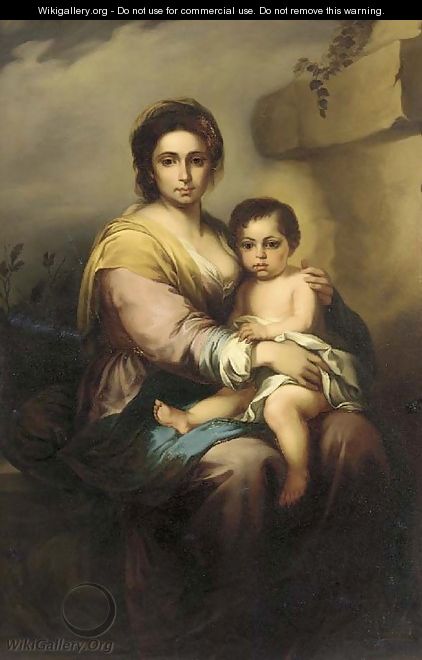 The Madonna and Child - (after) Murillo, Bartolome Esteban