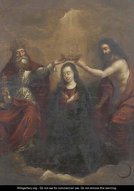 The Coronation of the Virgin - (after) Murillo, Bartolome Esteban