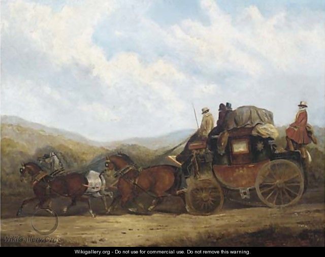The London to Dorking coach - (after) Charles Cooper Henderson