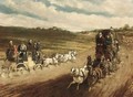 Coaches on a road - (after) Charles Cooper Henderson