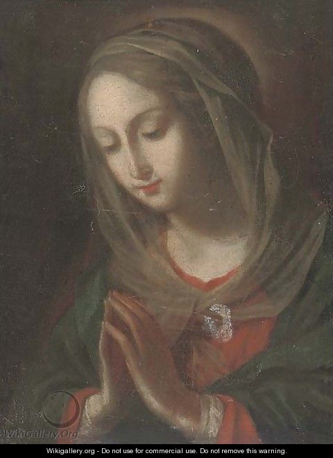The Virgin at prayer - (after) Carlo Maratta Or Maratti