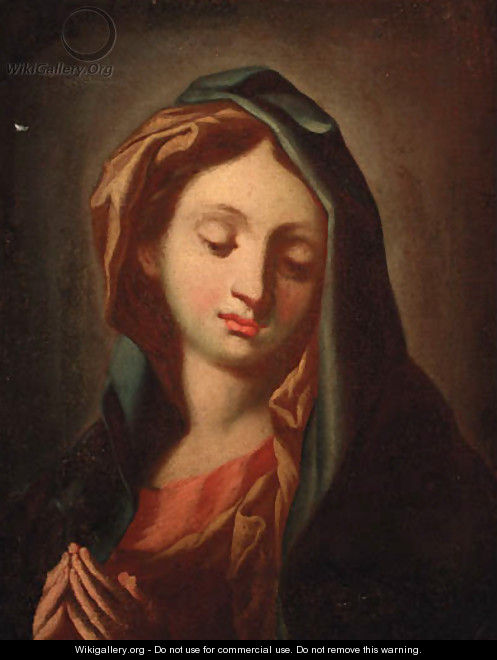 The Madonna at prayer - (after) Carlo Maratta Or Maratti