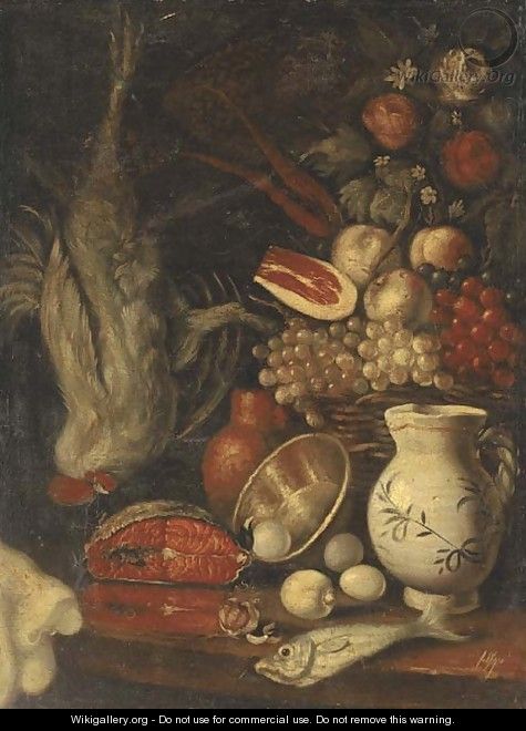 A basket of fruit - (after) Carlo Magini