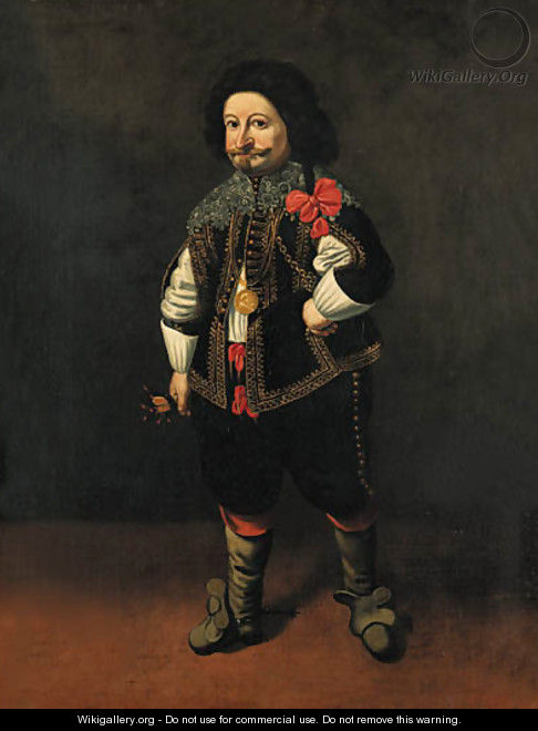 Portrait of a dwarf - (after) Carlo Ceresa