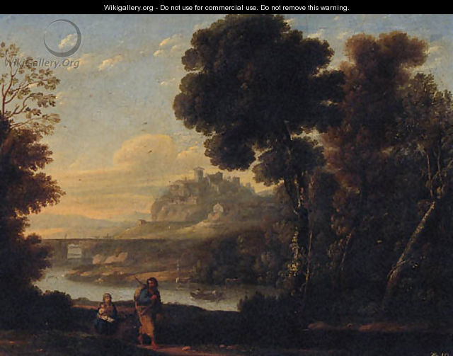 The Rest on the Flight into Egypt 2 - (after) Claude Lorrain (Gellee)