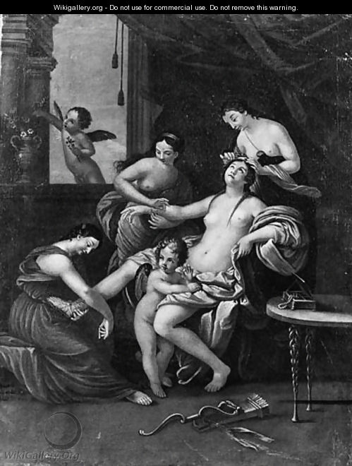 The toilet of Venus - (after) Charles Lebrun