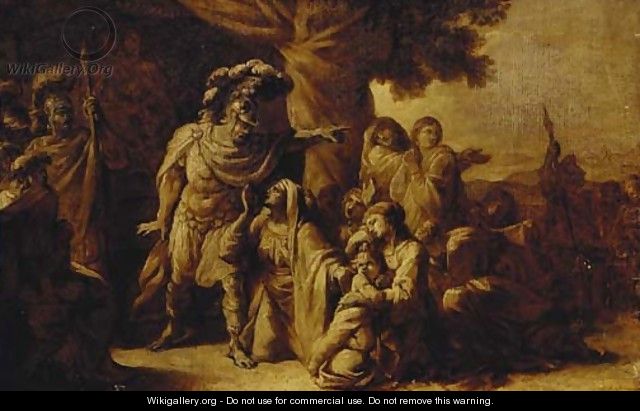 The family of Darius before Alexander 2 - (after) Charles Le Brun
