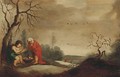 An Allegory of Winter - (after) Cornelis Van Poelenburch