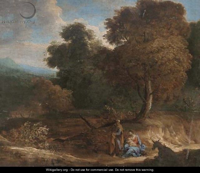 The Rest on the Flight into Egypt - (after) Cornelis Huysmans