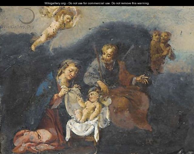The Holy Family - (after) Alessandro Turchi (Orbetto