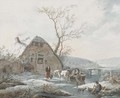 A winter landscape - (after) Andries Vermeulen