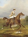 A lady riding side saddle - (after) Alfred Dedreux