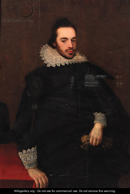 Portrait of a bearded gentleman - (after) Anthonis Mor Van Dashorst