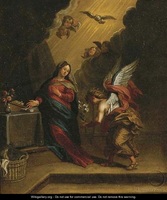 The Annunciation - (after) Annibale Carracci