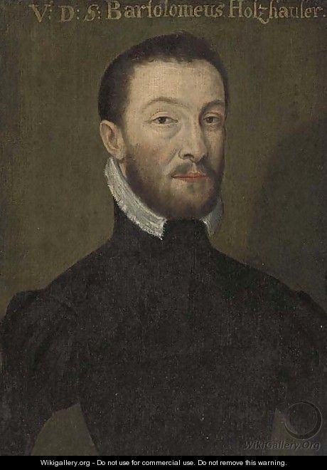Portrait of Bartolomeus Holzhauser - (after) Bartel Bruyn