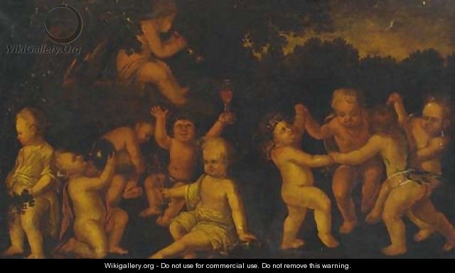 The Infancy of Bacchus - (after) Antonio Tempesta