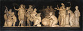 The contest of Minerva and Neptune, a feigned bas-relief - Dutch School